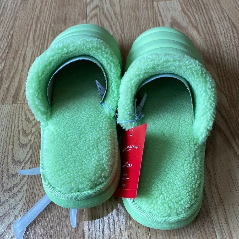 Wondershop Charlie Puffer Slide Slippers Lime Green
